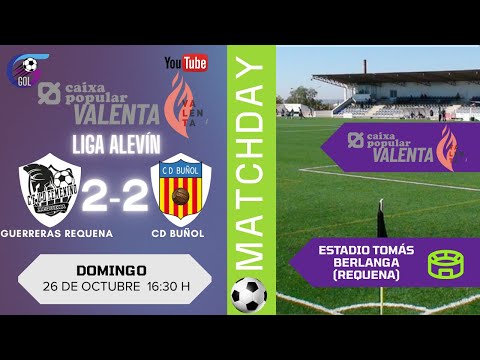 LIGA FUTFEM ALEVÍN | Guerreras Requena 2-2 CD Buñol