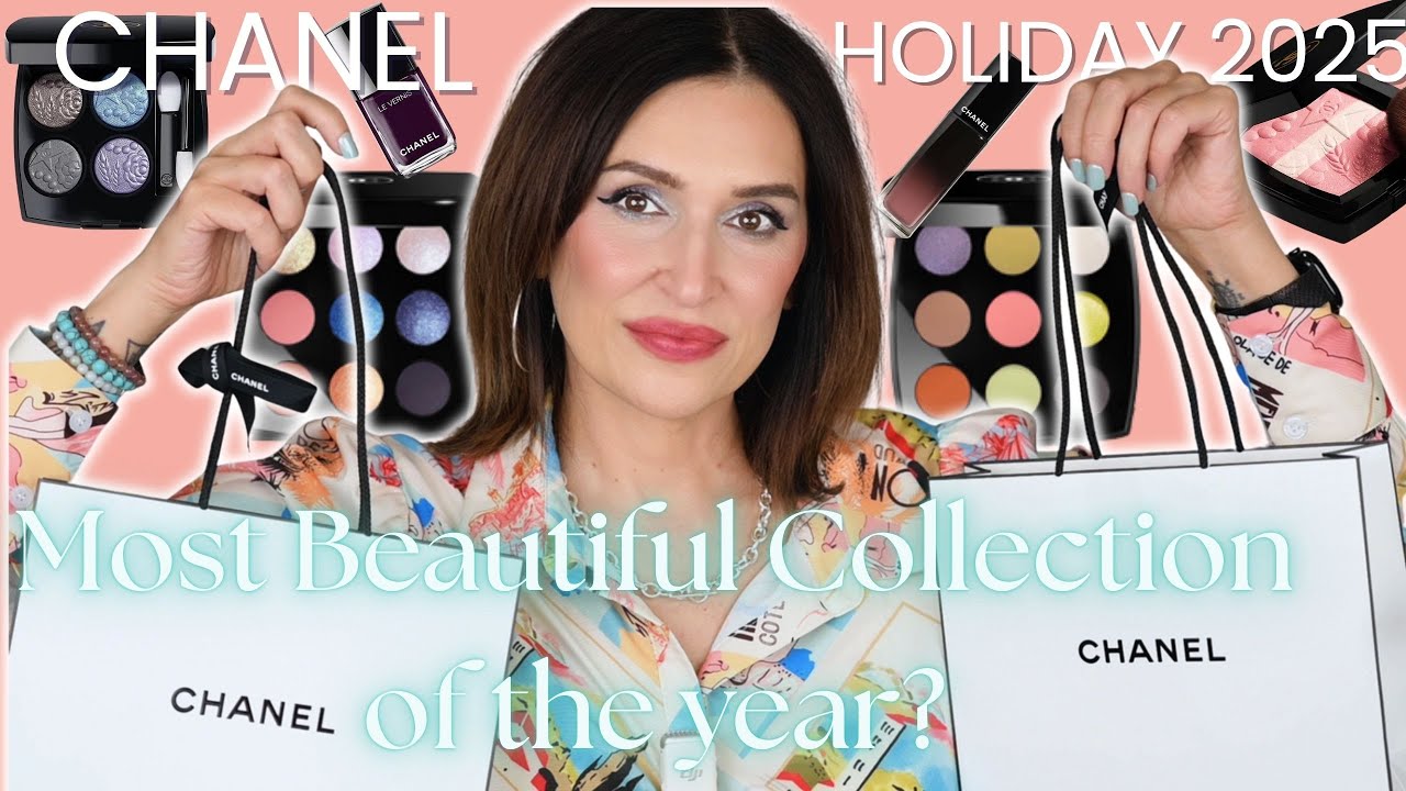 Chanel Holiday 2025 Nuit Astrale Collection Quad 9 Pan Palettes, Lips, Nails, Illuminating Blushes