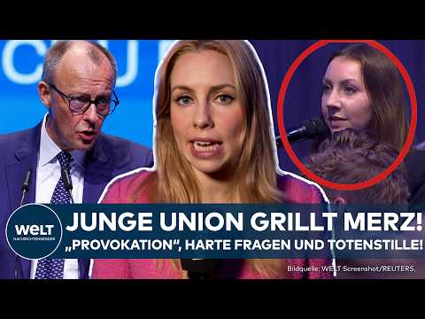 RUST: Kanzler Merz wird auf Deutschlandtag der Jungen Union mit Fragen gegrillt! "Eine Provokation!"