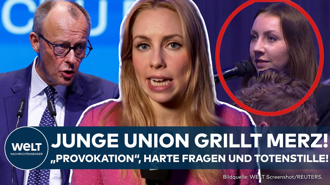 RUST: Kanzler Merz wird auf Deutschlandtag der Jungen Union mit Fragen gegrillt! "Eine Provokation!"