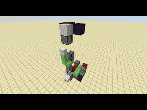 Compact Elevator Up/Down in Minecraft 60 sec Tutorial