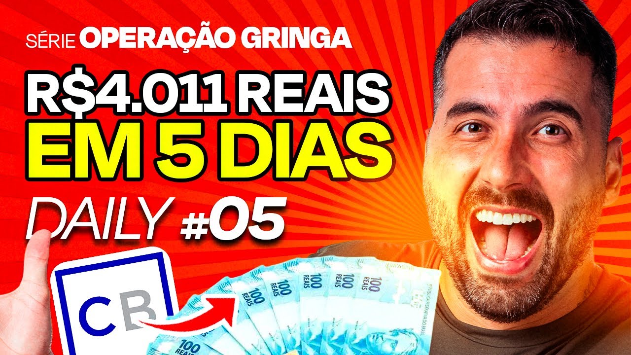[OPERAÇÃO GRINGA - DAILY 05 - Comecei do Zero e Fiz R$4.011 Vendendo na Gringa [GANHEI EM DÓLAR]