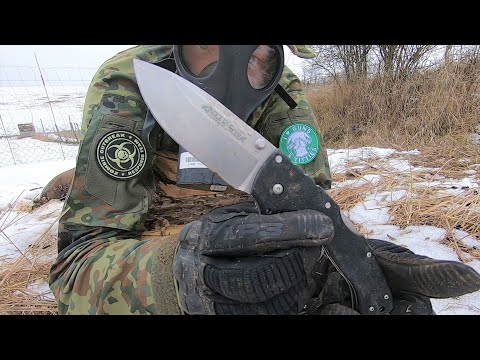 COLD STEEL 4 MAX SCOUT - DESTRUCTION TEST - UNTIL IT BREAKS, KNIFE TIP TEST EXTREME - KNIFE REVIEW