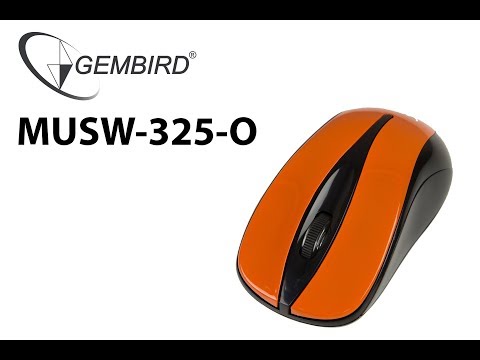 Миниатюра изображения товара Мышь Gembird MUSW-325-O (оранжевый)
