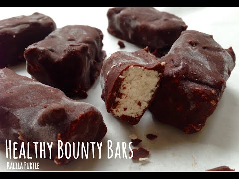 Healthy Bounty Bars • Kalila Purtle