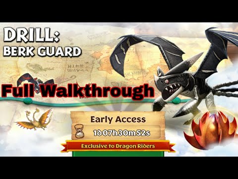 DRILL:BERK GUARD Full Walkthrough - New Gauntlet Event - Dragons:Rise of Berk