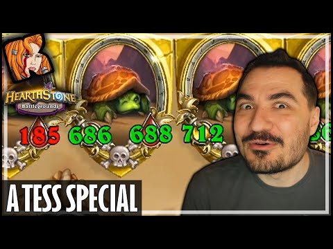 SEVEN REBORN MACAWS?! A TESS SPECIAL! - Hearthstone Battlegrounds