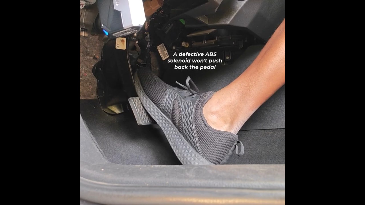 ABS pump testing with a scanner