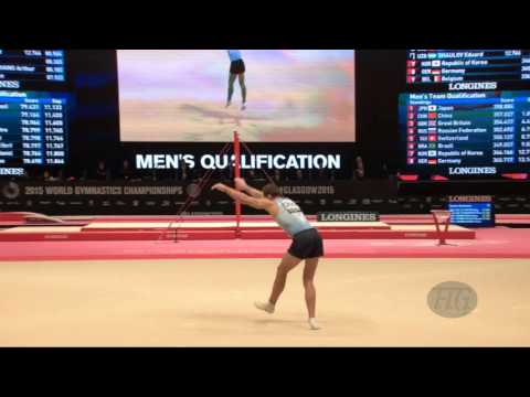 SHATILOV Alexander (ISR) - 2015 Artistic Worlds - Qualifications Floor Exercise