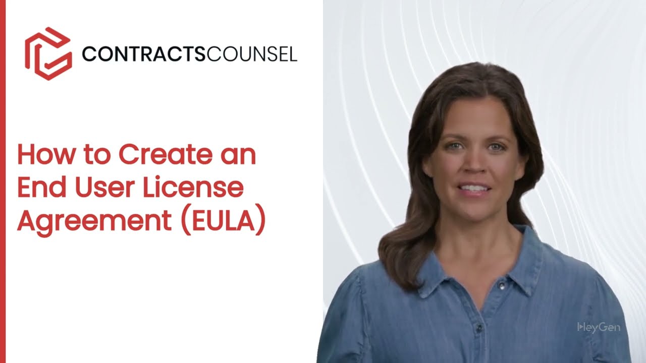 How to Create an End User License Agreement (EULA) [Templates Available]