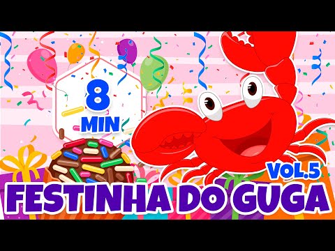 Festinha do Guga Vol. 5 - Giramille 8 min | Desenho Animado Musical