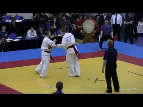 Титков Игорь - Лузин Андрей (Кубок России 2015 по карате киокушинкай)