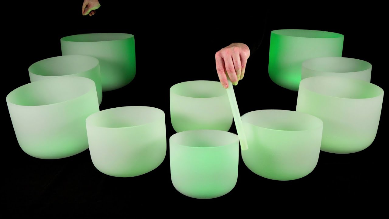 Crystal Bowls for Deep Sleep 🌀 Ethereal Healing Sounds 432 Hz