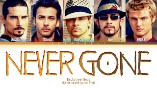 Backstreet Boys - Never Gone (Color Coded Lyrics Eng)