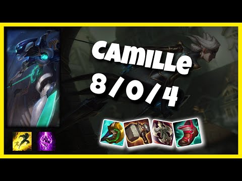 Camille Top 10.24 Challenger Gameplay 8/0/4
