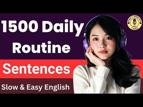 1500 Daily English Sentences for Real Fluency | Speak English About Your Day