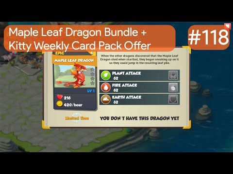 Maple Leaf Dragon Bundle + Kitty Weekly Card Pack Offer | DML Gameplay #118