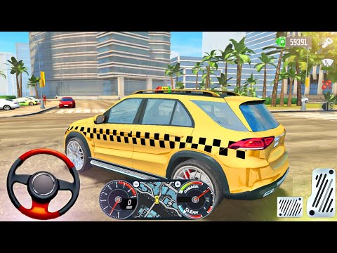 Taxi Sim 2022 | Crazy 4x4 SUV Uber Car Driving | City Taxi Driver | Android Gameplay