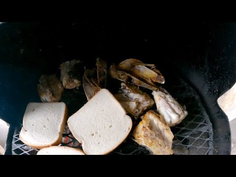 Roast Fish Yard Man Style | on a Rainy Day in Jamaica