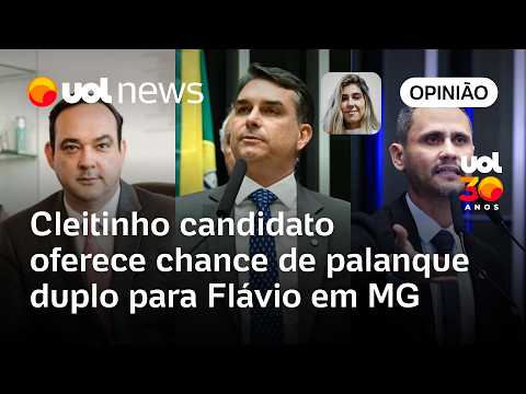 Cleitinho candidato oferece chance de palanque duplo para Flávio Bolsonaro em MG | Letícia Casado