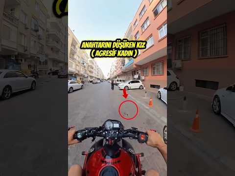 Kız çok sinirlendi..!😱 #motorcu #shorst #motovlog #vlog #motosiklettutkunları