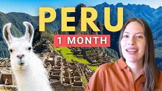 1 Month PERU Travel Itinerary 🇵🇪🦙 | EPIC Coast, Andes, Amazon and Altiplano Day by Day Guide!