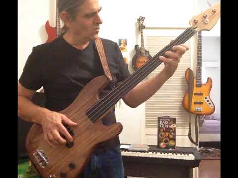Don't Be Bop on Fretless - lesson 6 Teach Me Bass Guitar