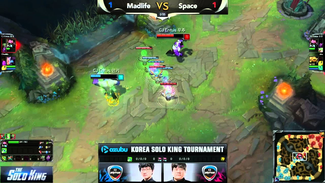 LMHT: Madlife thi phi đao tại The Solo King 1v1 Hàn Quốc