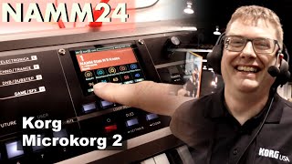 Video thumbnail for NAMM 2024 - Korg - Microkorg 2 by sonicstate