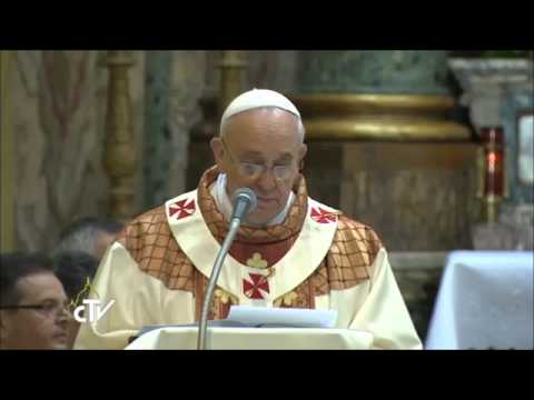 Homilia do Papa Francisco na Igreja de São Estanislau, em Roma. 04/05//2014- Dublado