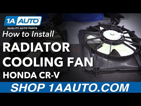 How to Install Radiator Cooling Fan 07-09 Honda CR-V