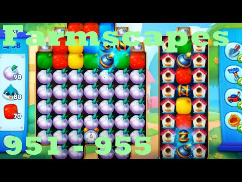Farmscapes Level 951 - 955 HD Gameplay Walkthrough |  3 - match game | android | ios | pc | app