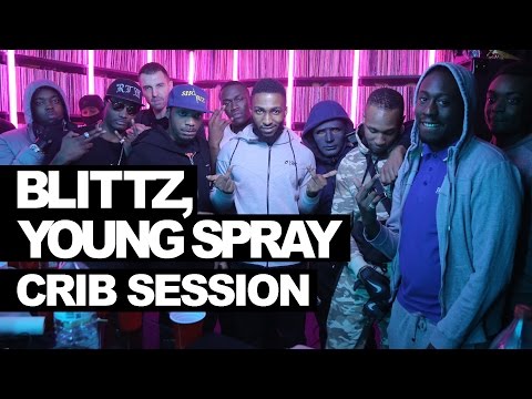 Blittz, Young Spray freestyle - Crib Session
