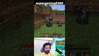 Minecraft Funny video! | watch full video @SuperGaming0369 #minecraft #shorts #funny #gameplay