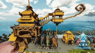 【ASA建築】木の拠点 - Wood Base - [Speed Build]