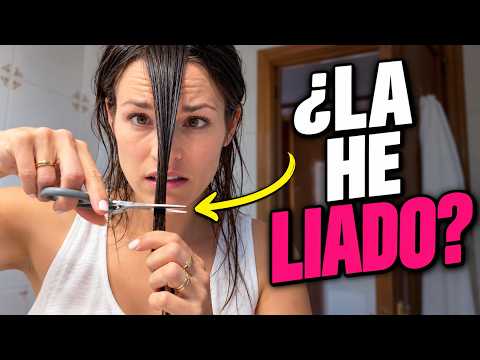 Me corto el pelo YO SOLA ✂️… ¿Y esta SORPRESA en el jardín?