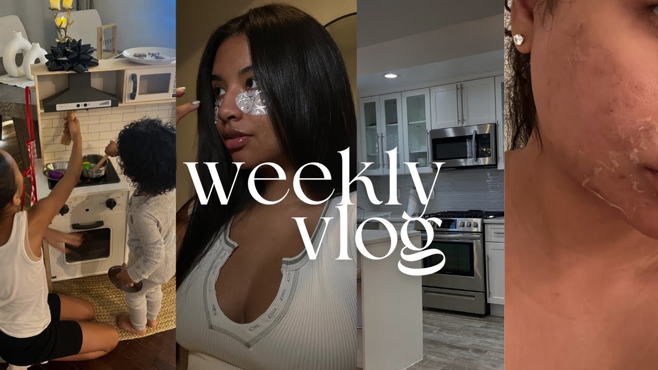 WEEKLY VLOG | CHEMICAL PEEL UPDATE, SINGLEMOM GUILT, HOME + GIFT SHOPPING, WERE MOVING!, HAULS, ETC!
