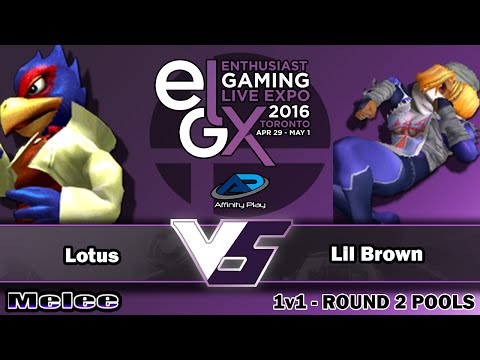 EGLX 2016   SSBM Singles R2 Pools   Lotus vs Lil Brown