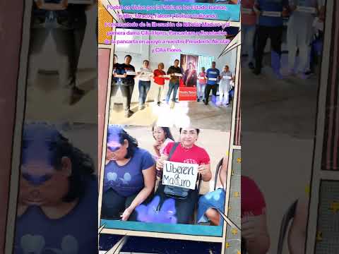 Pueblo en Union por la Patria en los Estado Barinas, Trujillo, Yaracuy, Falcon y Bolívar.