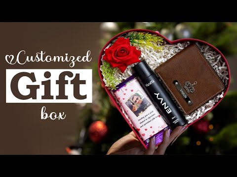 Homafy Customized Valentine Gift box for Husband, Boyfriend | Customized Birthday Gift for Husband