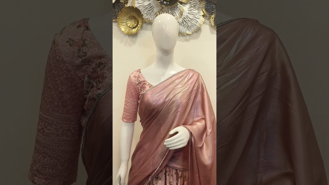 Laknowi Baby pink Lehanga🤎🪷🦢 follow us on in insta for more designs house_of_virinchi #lehanga