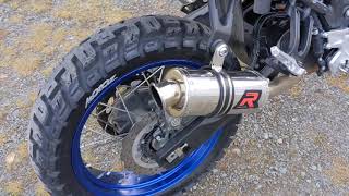 Tenere 700 with Dominator Exhaust