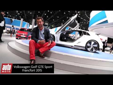 Volkswagen Golf GTE Sport au salon de Francfort 2015