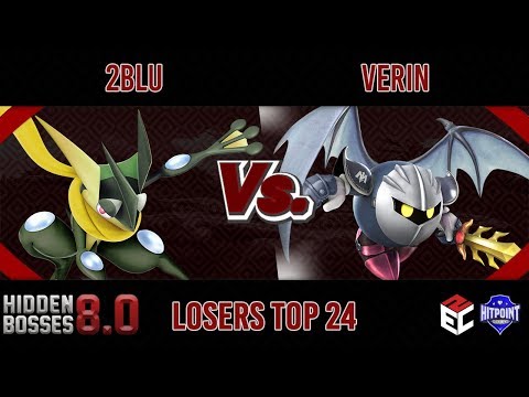 Hidden Bosses 8.0 TOP 24 - 2blu (Greninja) vs Verin (Meta Knight)
