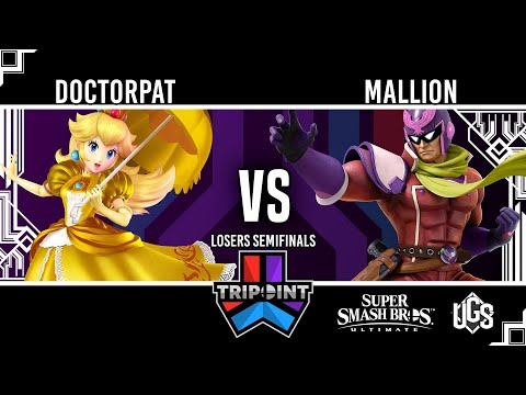 Tripoint Smash Ultimate - Losers Semifinals - doctorpat(Peach) Vs. MALLION(Captain Falcon)