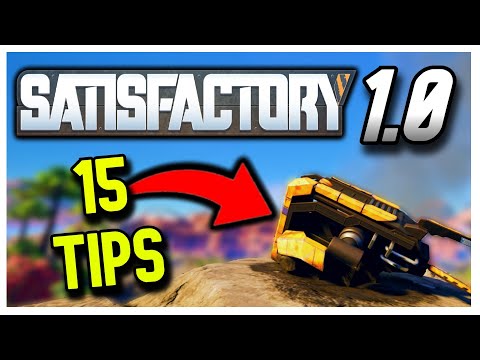 15 EARLY-GAME TIPS you NEED to know for Satisfactory 1.0!!