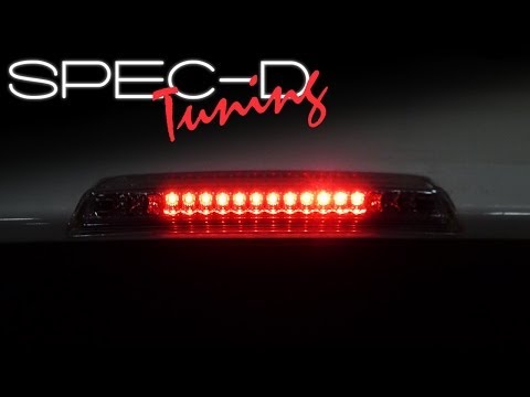 SPECDTUNING INSTALLATION VIDEO: 2004 - 2012 NISSAN TITAN LED 3RD BRAKE LIGHT