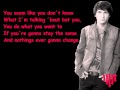 Mitchel Musso - Just Go - Lyrics/Songtext 