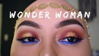 Download lagu Wonder Woman Inspired Makeup | Bald Girl Makeup mp3