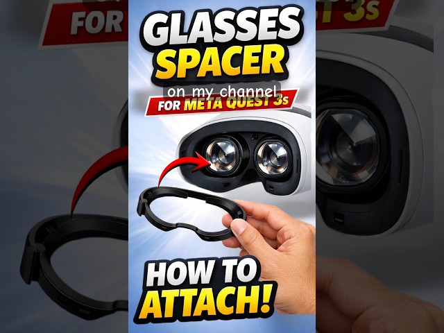Vídeo relacionado con SUPERUS VR Protector Lente - Espaciador de Gafas Compatible con Oculus/Meta Quest 2 - VR Accesorios Que evitan Que Las Gafas Rayen Las VR Lentes (Blanco)